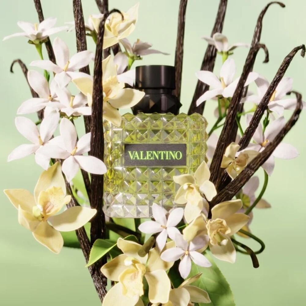 Valentino Born In Roma Green Stravaganza Deluxe Mini Fragrance 0.2 oz. New!